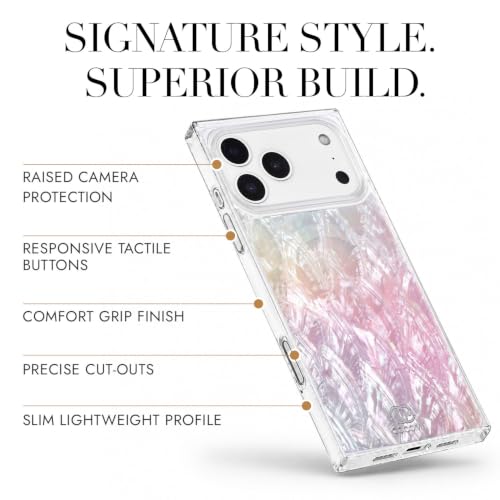 Image of COCOMII Rectangle for iPhone 18 Pro Max /17 Pro Max Case, Pink Pearl