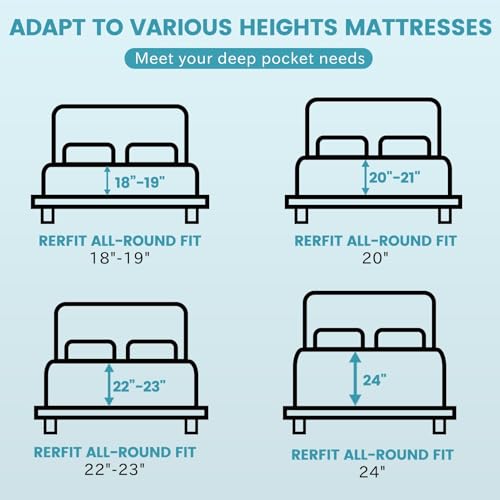 Bedlifes California King Sheet Set, Extra Deep Pocket 18-24 Inches, 1000Thread Count 100% Egyptian Cotton, Soft and Breathable 4-Piece,Dark Grey