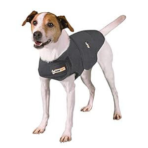 ThunderShirt for Dogs, Calming Jacket for Dogs, ThunderShirt for Dogs Small, Dog Anxiety Jacket, Instant Natural Relief for Storms, Fireworks & Separation, Calming Vest for Dogs, 5 Sizes, Grey