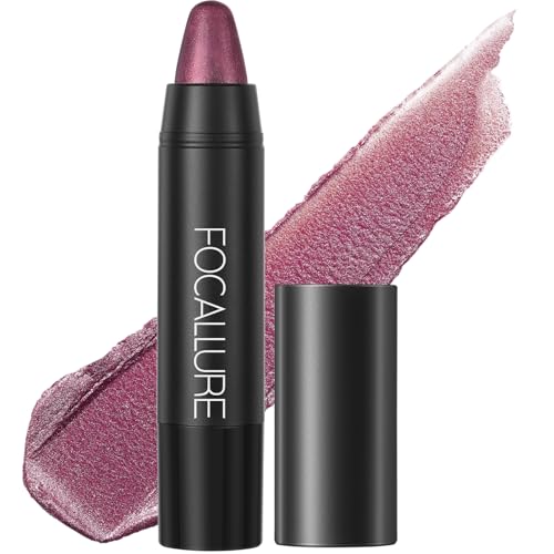 FOCALLURE Ultra Chic Lipstick,Moisturizing Lip Crayon,Lightweight Color without Drying or Fading,Long Lasting Lips Makeup,#23 Pansy Purple