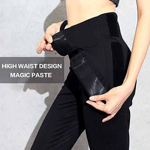 Pantaloni Sauna Dimagranti, Leggings Anticellulite Donna Fitness, Legging Termici Vita Alta per Sudare - Leggins Effetto Snellente Push Up Glutei - Ideale per Yoga, Corsa, Palestra Sport