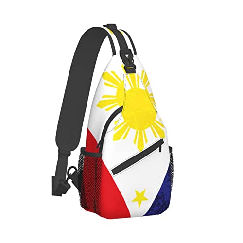 Mochila bandolera unisex estilo bandera filipina miniatura 3