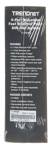 Trendnet TI-PE50 5-Port Industrial Fast Ethernet Din-Rail Switch thumb #17