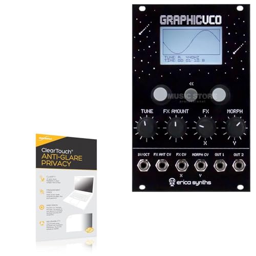 BoxWave Screen Protector Compatible with Erica Synths Graphic VCO B-Stock - ClearTouch Anti-Glare Privacy (2-Pack), Privacy Screen Protector Flexible Film Anti-Glare