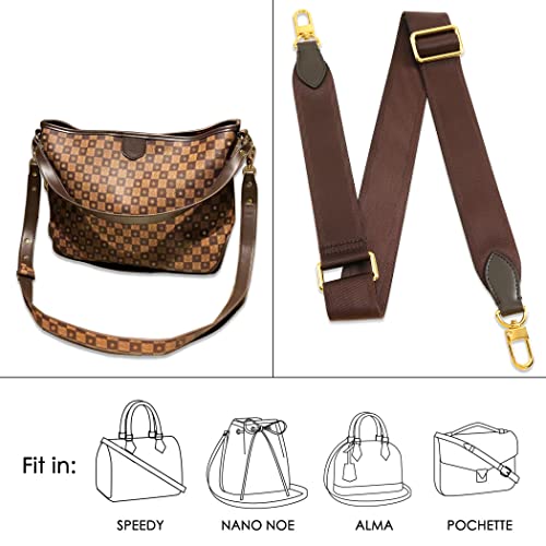 Image of Purse Strap Replacement Crossbody Handbag Stripe Wide Adjustable
