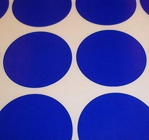 Price Stickers Sticky Dots - Pack of 1000 38mm Dark Blue Dot Stickers, Coloured Spot Sticker Dots, Round Sticker Labels, Plain Circle Small Sticky Labels Assorted Colours Easy Peel Blank Colour