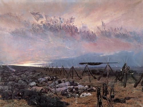 Pintura decorativa il sogno di Detaille: dale vida a tus paredes vacías con un lienzo 60x90