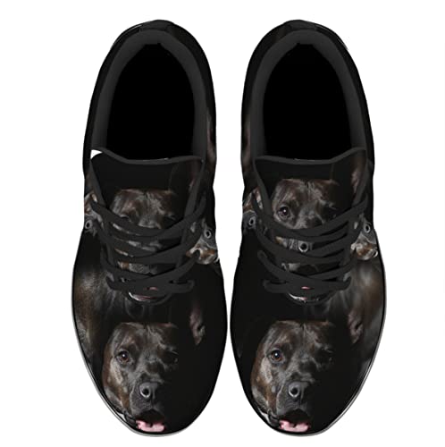 Sonzj-II Pitbull Shoes Pet Print Mens Womens Walking Tennis Running Shoes Lightweight Breathable Funny Dog Puppy Sneakers Dog Owner Gift2