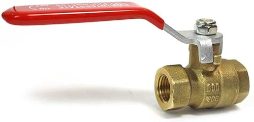 Miniatura 2 de MaxLLTo Reemplazo 600 PSI 1/4 pulgada x 1/4 pulgada NPT Válvula de bola de latón hembra para neumática interestatal VB04