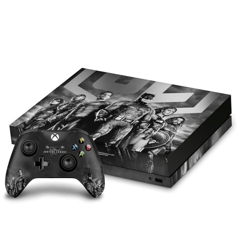 Skin Vinyle Xbox One X Zack Snyder's Justice League Autocollant Console et Manettes
