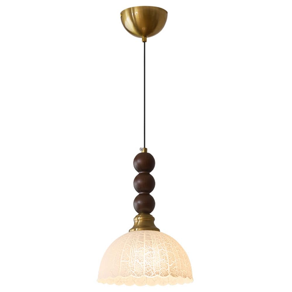 Suspension style ferme luminaire rustique en verre E26 pour salon et cuisine