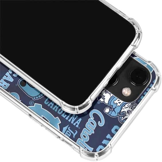 Skinit Clear Phone Case Compatible with iPhone 13 - Officially Licensed University of North Carolina Tar Heels Design