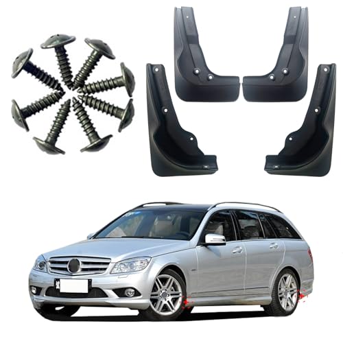 Garde-boue de voiture pour Mercedes C Sport 2014-2023 en plastique sans perçage
