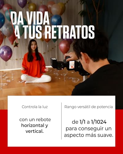 Canon Speedlite EL-10 con E-TTL II, Rango versátil de Potencia de 1/1 a 1/1024, Zapata multifunción, Ligero y Alimentado con Pilas AA. - imagen 3