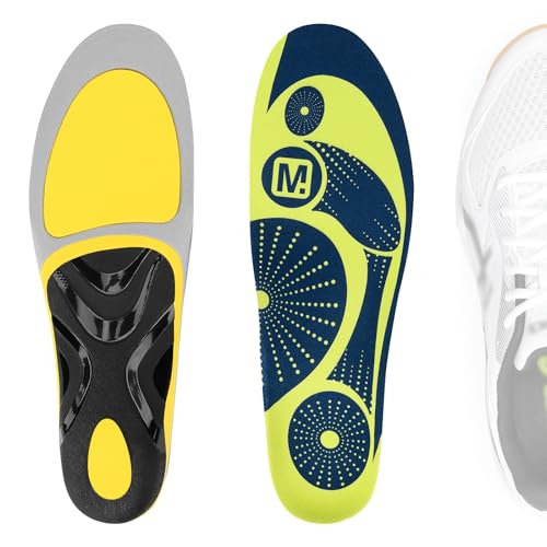 Linkidea 2 Pairs Arch Support Shoe Insoles Compatible with ASICS Venture 9, Upcourt 6, Contend 8,...