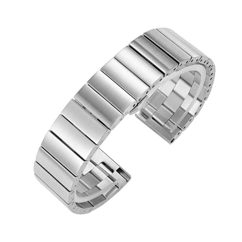 [PLYYQZM] 18mm �X�e�����X�X�`�[���X�g���b�v .�ɍ��� Hua wei Watch GT5 41mm/GT5Pro 42mm���������p���v�o���h�ɓK�p(Silver,For GT4 41MM)