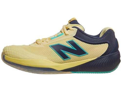 Image of New Balance Women's FuelCell 996 V6 Tennis Shoes, Parchment /Nb Navy, 8