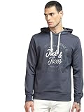 Jack&Jones Men's JJSTAMP Sweat Hood Sweatshirt, Ombre Blue, M