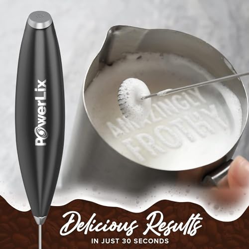 Powerlix Powerful Handheld Milk Frother thumb #4