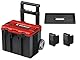 Original Einhell Systemkoffer E-Case L (max. 120 kg, universelle Aufbewahrung und Transport von Zubehör und Werkzeug, stapelbar, Unible)
