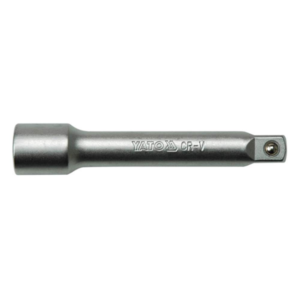 Yato YT-1246 Extension Bar 1/2 Inch 76mm | Drill Driver Shaft | Set for Screwdriver | 1/4 3/8 | Industrial & Mechanical Kit | Chromium | CrV50BV30