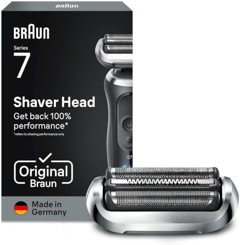 Braun Elektrorasierer Scherkopf Series 7, 74S, Silber | Original Ersatzscherteil vom Hersteller, Hol Dir 100 Prozent Leistung Zurück, Kompatibel mit Rasierern 70, 71 Und 72