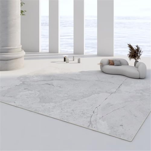 Tapis couloir long moderne gris 160X230CM accessoire de canapé - 2