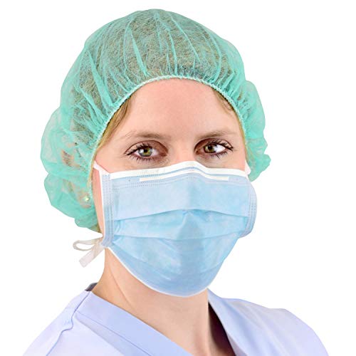 Teqler T-329101 OP-Mundschutz, 3-lagig (50-er Pack)