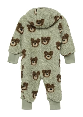Mono para niños de algodón de una pieza con botones para bebés 2