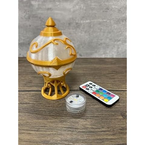 MunnyGrubbers - Pal Sphere with LED Lights and Stand - Pal World Style Decor - Palsphere - No Paint Odorless - Plastic Orb - Desk Decor - Novelty Gift - (PWPS-LED) Cover