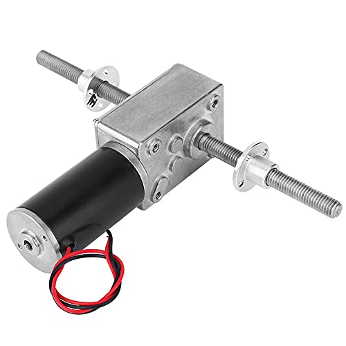 Motor de engranaje M8 con brida integrada y doble eje de rosca derecha 7
