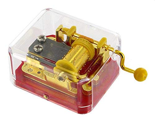 Lutèce Créations Muziekdoos met handslinger, van kunsthars, met goudkleurig muziekmechanisme – Le Labyrint de Pan – liedjes (Javier Navarrete)