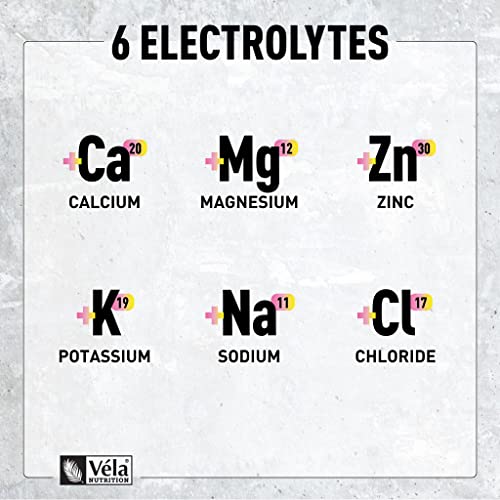 Véla Electrolyte Powder Recovery Drink + Energy (90 Servings | Lemon Berry) W Real Salt +Bcaas Sugar Free Electrolyte Supplement W Potassium Zinc & Magnesium For Hydration - Keto Electrolytes #TOP4