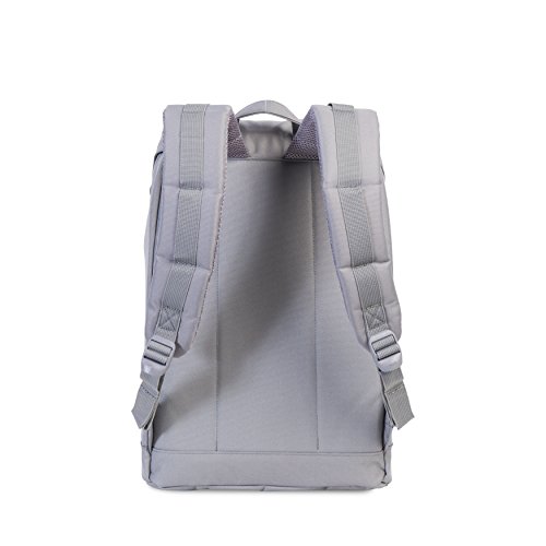 Image of Herschel Retreat Backpack, Grey /Tan Synthetic Leather, Mid-Volume 14.0L