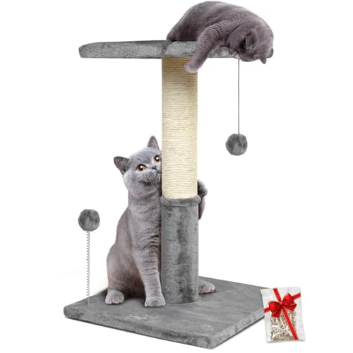 Rascador para Gatos Happi N Pets 26 Pulgadas Torre con Juguete miniatura 1