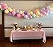 Brontothere Pastel Party Balloons 12 inches 100pcs Assorted Color Birthday Balloons Kid's Baby Shower Balloons