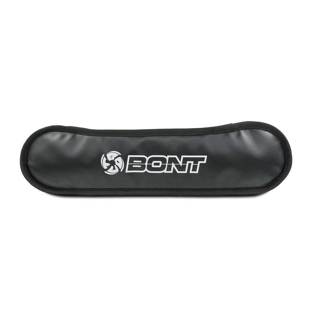 Bont Inline Skate Wheel Covers – Protect Wheels and Bearings – Easy Slip-On Design – Multiple Sizes (BLACK WHITE, 4x100mm)