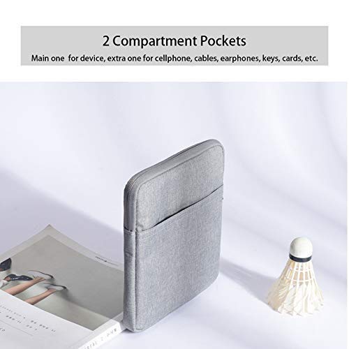 Capa Bolsa Sleeve Kindle Oasis 3 - Cinza Claro