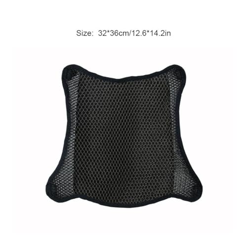 Almohadilla asiento motocicleta para rutas largas con cojín negro cómodo 6