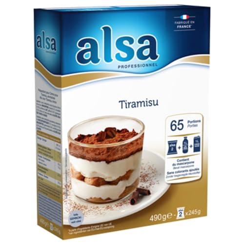 Préparation pour Crème pour Tiramisu Alsa 490g de format familial