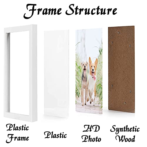 Icariery White 10X14 Picture Frame Set Of 2, High Transparent Picture Frames For 10 X 14 Photo Canvas Collage Poster Certificate Wall Gallery Horizontal Vertical 10 By 14 #TOP1