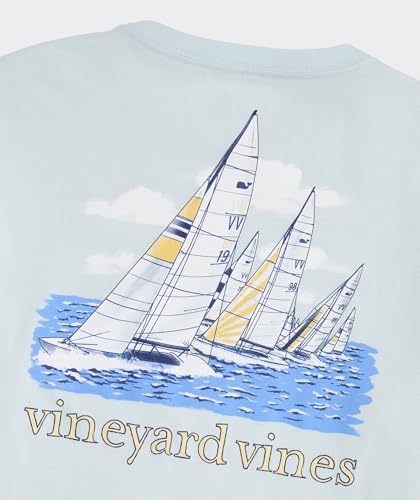 vineyard vines Men's Painted Sailboat Race Scene Long-Sleeve Tee3
