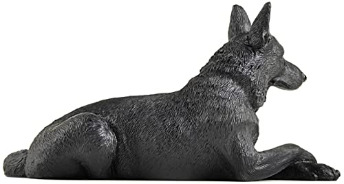 Boulevard East Concepts Black German Shepherd Dog Breed Collectible Figurine - 12 Inch #TOP6