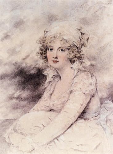 Portrait d'une jeune femme John Downman Déco Murale Toile Premium