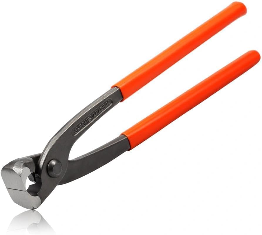 SPEEDWOX 10 Inches Ear Hose Clamp Plier Standard Jaw Cinch Clamp Removal Tool Ear Clamp Pincers Crimping Tool Crimper Tool Cinch Clamps Pinch Clamps for Pipe Hose Nail Puller