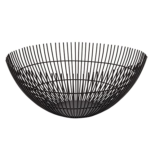Torre & Tagus Rib Metal Wire D-Schüssel, 27,9 cm, Schwarz Cover