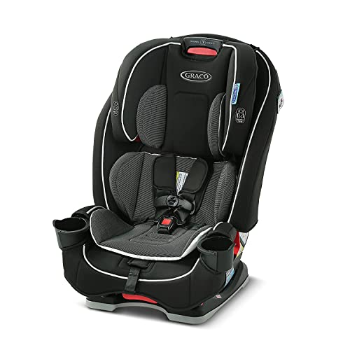 Image of Graco SlimFit 3 in 1 Car Seat, Slim & Comfy Design Saves Space in Your Back Seat, Galactic
