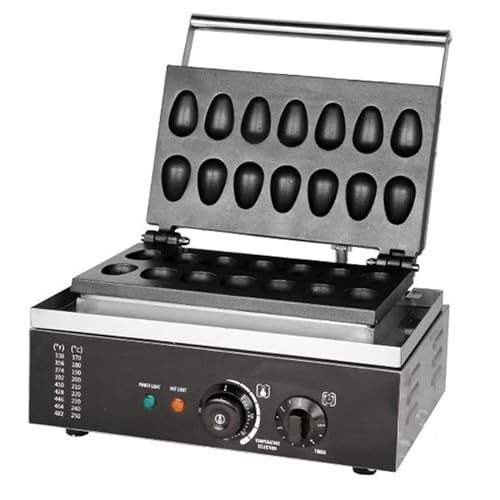 Image of Commercial Waffle Maker, 1550W Electric Non-Stick Maker Machine with Teflon Coating, 122-572℉ Adjustable Waffle Baker with Cool Touch Handle, Removable Drip Tray, Easy to Clean ( Color : Style3 )