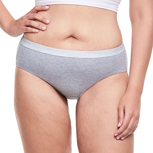 Hanes Women's Panties Pack, Soft Cotton Hipster Underwear (Retired Options, Colors May Vary)2