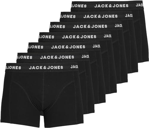 Bóxer Jack & Jones para evitar rozaduras calzoncillos negros cómodos talla M 3